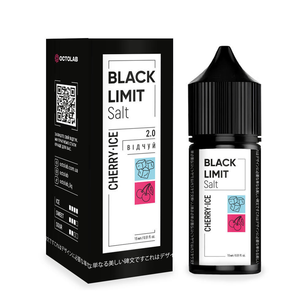 Self-mixing kit Black Limit Cherry Ice, 30ml