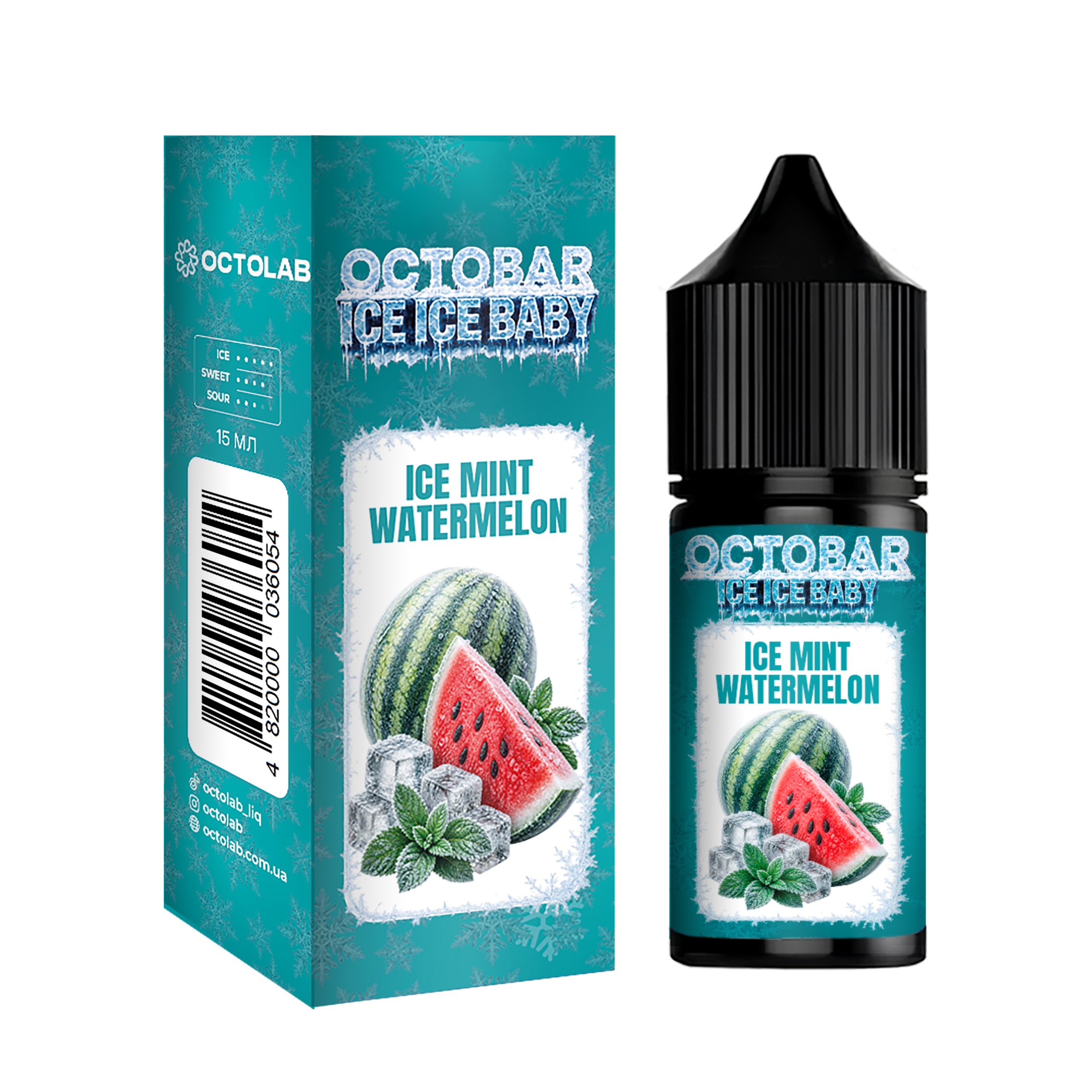 Octobar Ice Ice Baby набір 30ml Ice Mint Watermelon